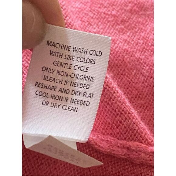 J.Jill Womens Pink V-Neck Button Front Cardigan Sweater Small - Picture 5 of 6